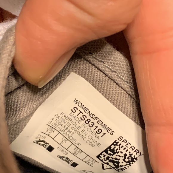 Sperry top-slider grey size 7.5 - Picture 5 of 7